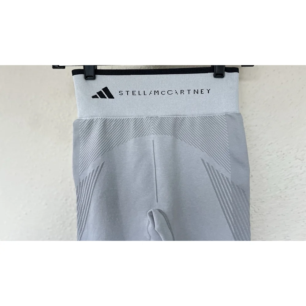 Adidas by Stella McCartney TrueStrength High Waist Seamless Leggings Grey Small